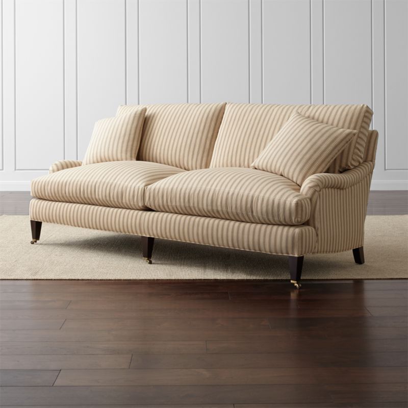 Essex Sofa with Casters Crate and Barrel